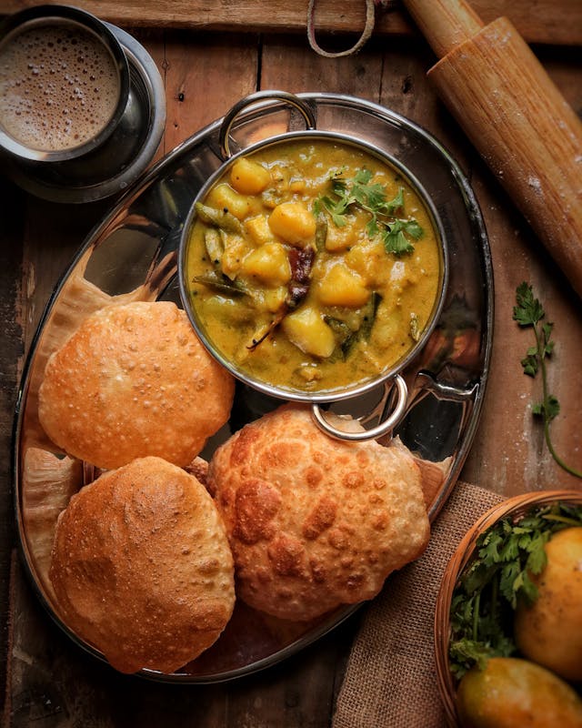 Kachori With Aloo Sabji